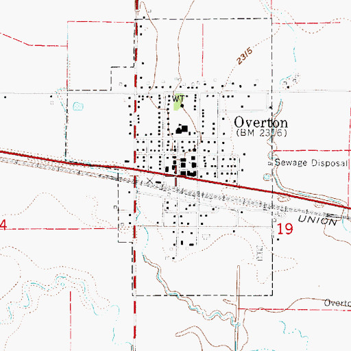 Topographic Map of Holy Rosary Church, NE