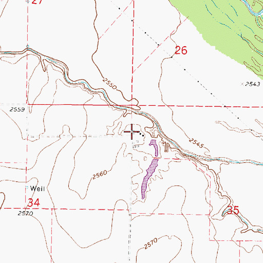 Topographic Map of Midway Pony Express Station, NE