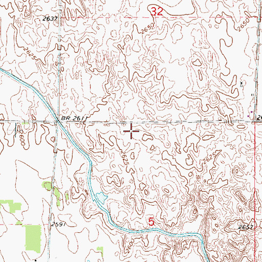 Topographic Map of Wild Horse Golf Club, NE
