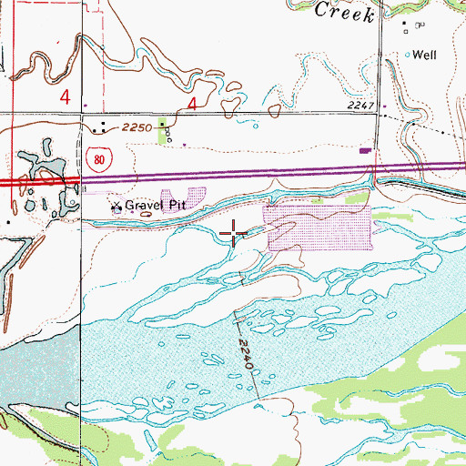 Topographic Map of Blue Hole State Wildlife Management Area, NE