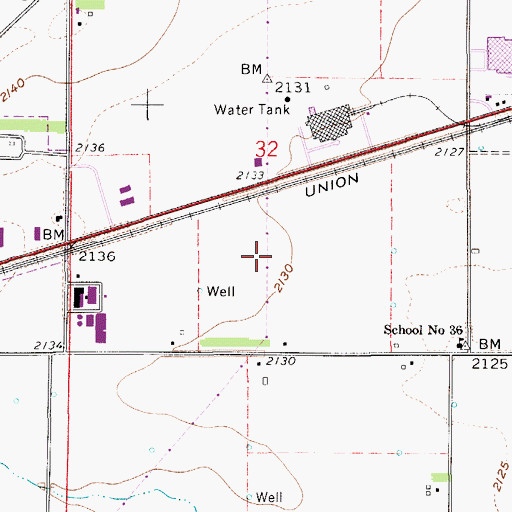 Topographic Map of Kearney Auto Raceway Park, NE
