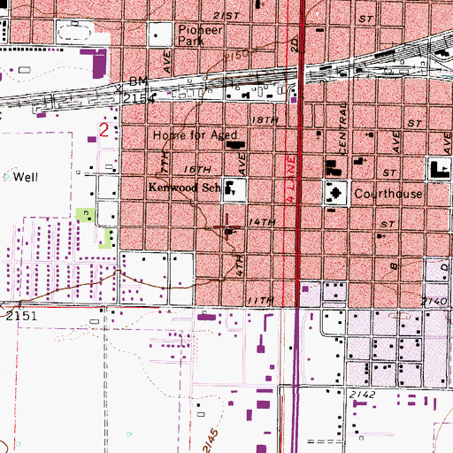 Topographic Map of Family of Christ Lutheran Church, NE