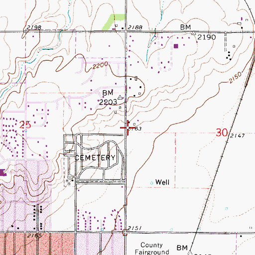 Topographic Map of Good Shepherd Lutheran Church, NE