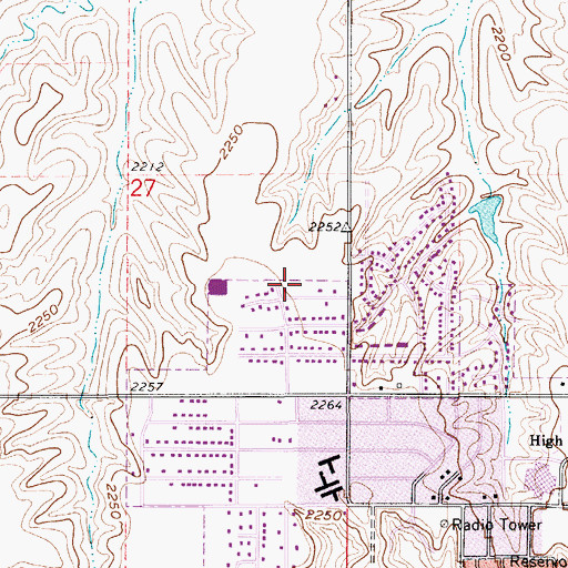 Topographic Map of Kearney Christian School, NE