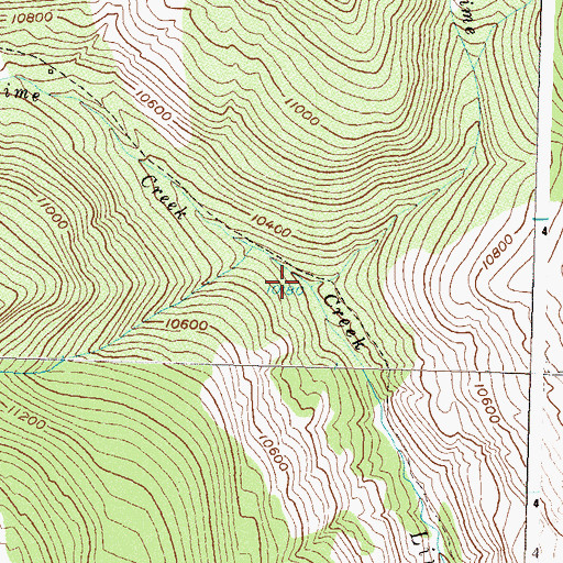 Topographic Map of West Lime Creek, CO