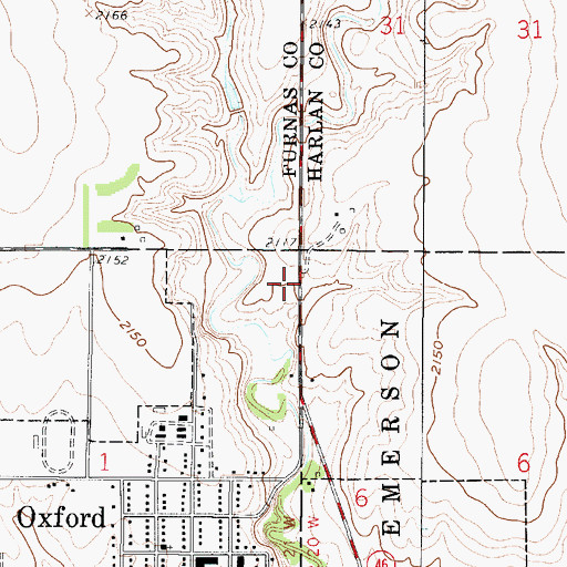 Topographic Map of Cardinal Country Club, NE