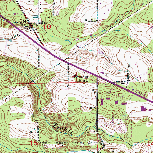 Topographic Map of Mount Hood National Forest Headquarters, OR