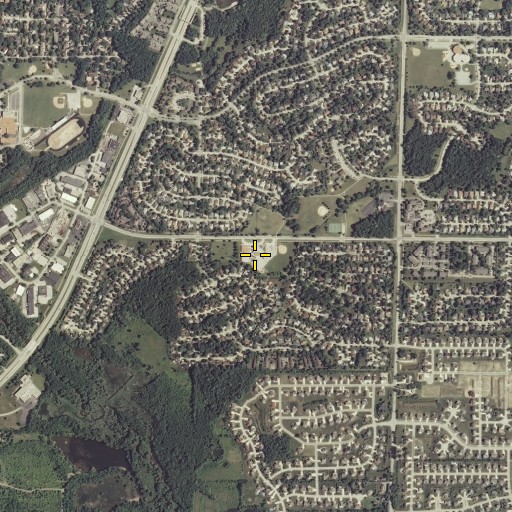 Aerial/Satellite Image of College Park Elementary School, WI