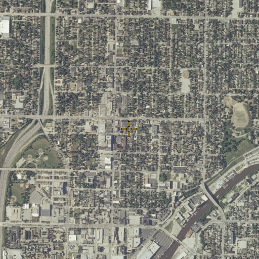Aerial/Satellite Image of Epworth Methodist Church, WI