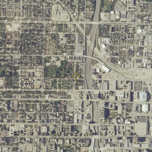 Aerial/Satellite Image of Friedens United Church of Christ, WI