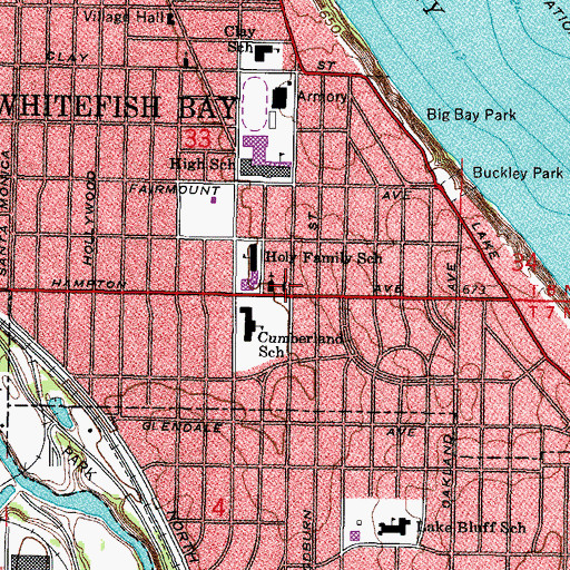 Topographic Map of Roundy Memorial Baptist Church, WI