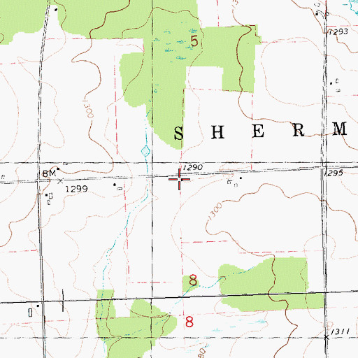 Topographic Map of Taft School (historical), WI