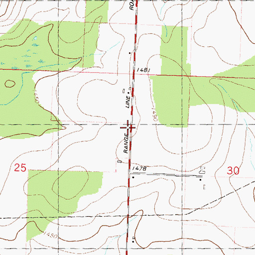 Topographic Map of Saint Luke Church (historical), WI