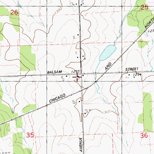 Topographic Map of Marathon Pride School (historical), WI