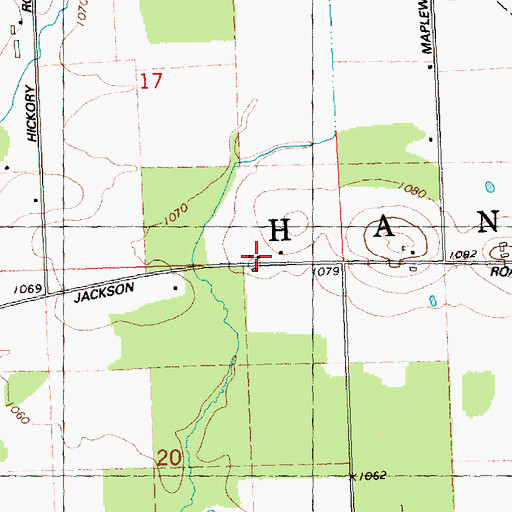Topographic Map of Natwick School (historical), WI
