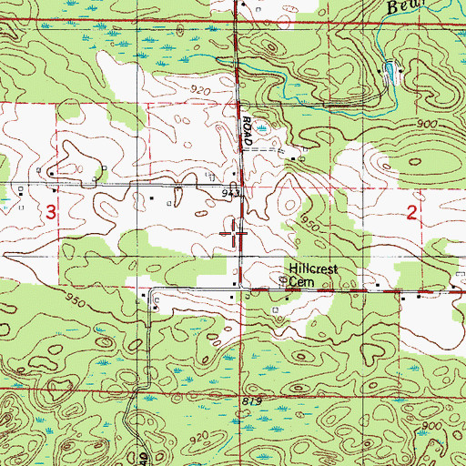 Topographic Map of Chapman School (historical), WI