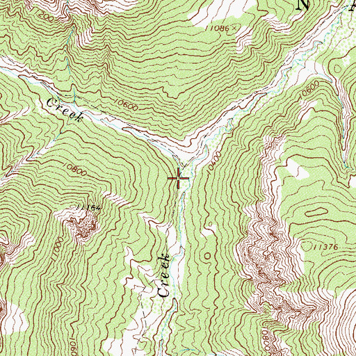 Topographic Map of West Lost Trail Creek, CO