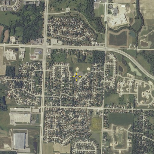 Aerial/Satellite Image of Shepard Hills Elementary School, WI