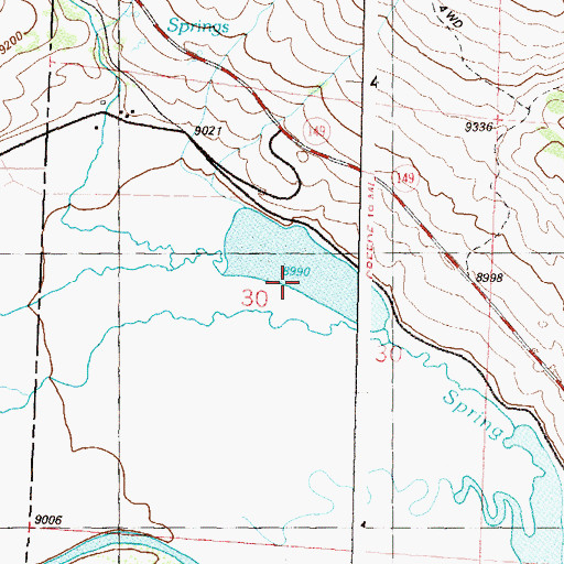Topographic Map of Crooked Creek, CO