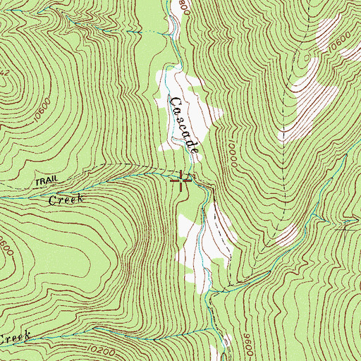 Topographic Map of Graysill Creek, CO