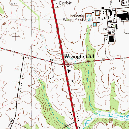 Topographic Map of Starl House (historical), DE
