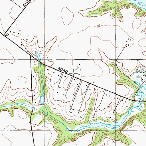 Topographic Map of Woodlawn (historical), DE