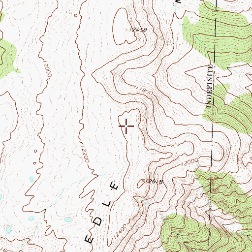 Topographic Map of West Needle Mountains, CO