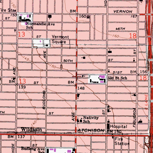 Topographic Map of Church of the Good Shepherd, CA