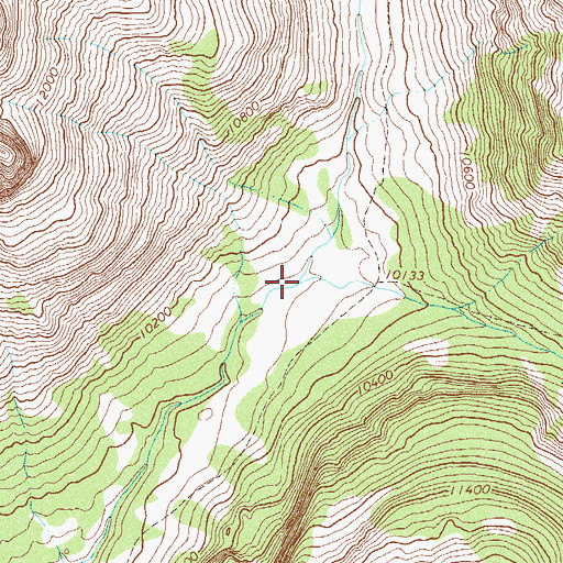 Topographic Map of Rock Creek, CO