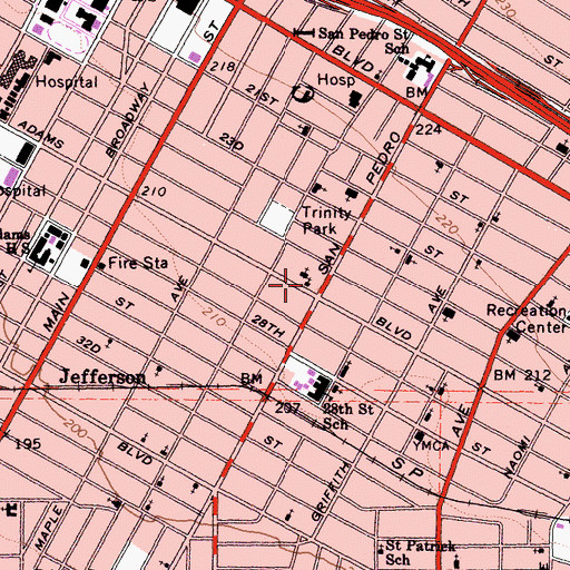 Topographic Map of Spiritual Fellowship Church, CA