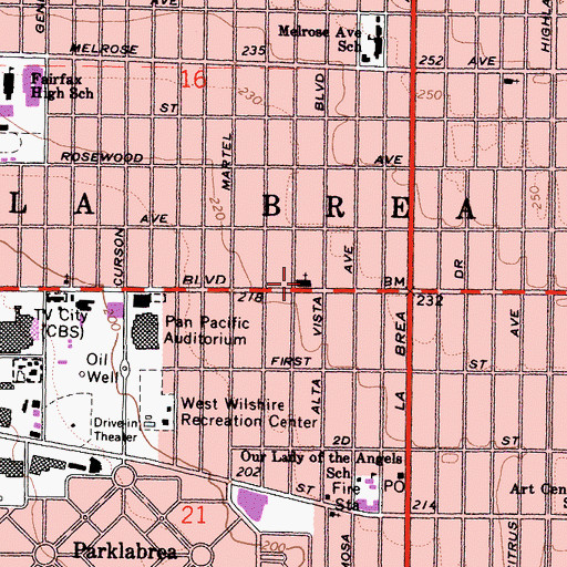 Topographic Map of Kanner Education Center, CA