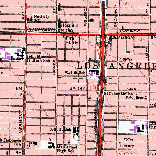Topographic Map of Antioch Christian Church, CA
