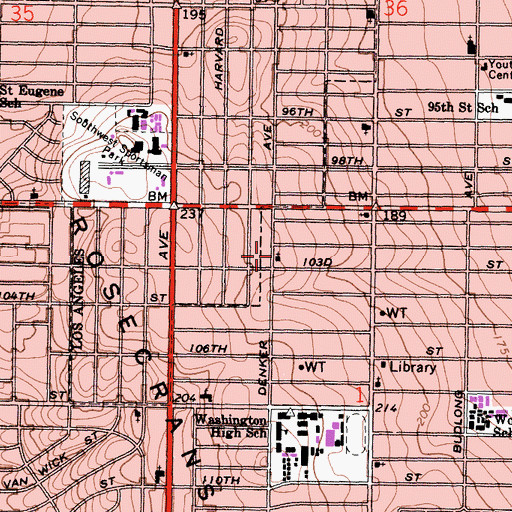 Topographic Map of Church of the Holy Comforter, CA