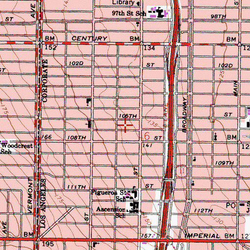 Topographic Map of Kingdom Hall of Jehovahs Witnesses, CA