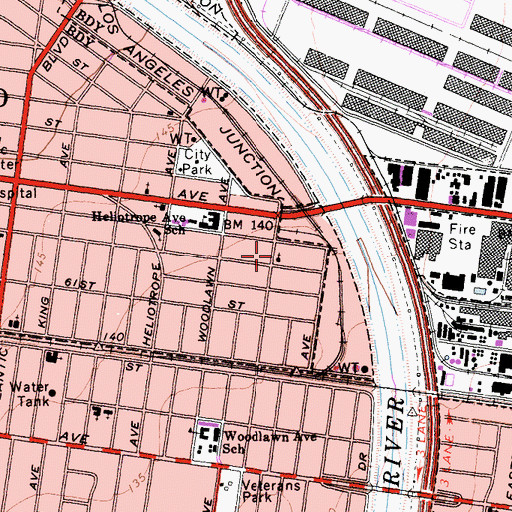 Topographic Map of Apostolic Christian Church, CA