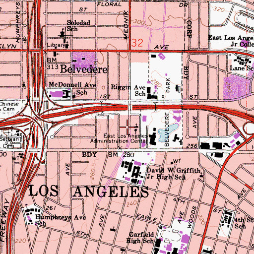 Topographic Map of Catholic Mission of Soledad Church, CA