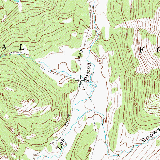 Topographic Map of Rincon La Osa, CO
