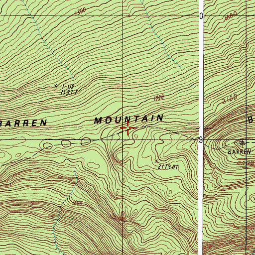 Topographic Map of Plantation of Elliottsville, ME