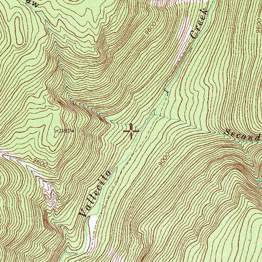 Topographic Map of Sheep Draw, CO