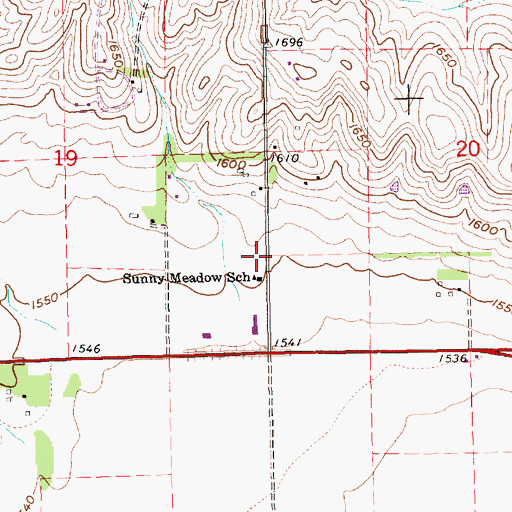 Topographic Map of Shepherd of Peace Lutheran Church, NE