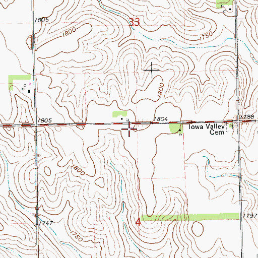 Topographic Map of Kalamazoo Public School, NE