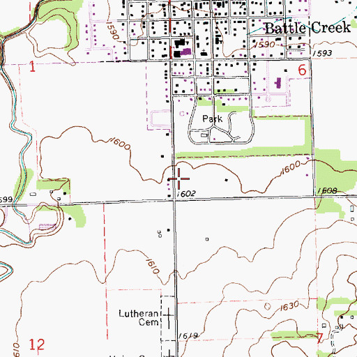 Topographic Map of Community Pride Care Center, NE