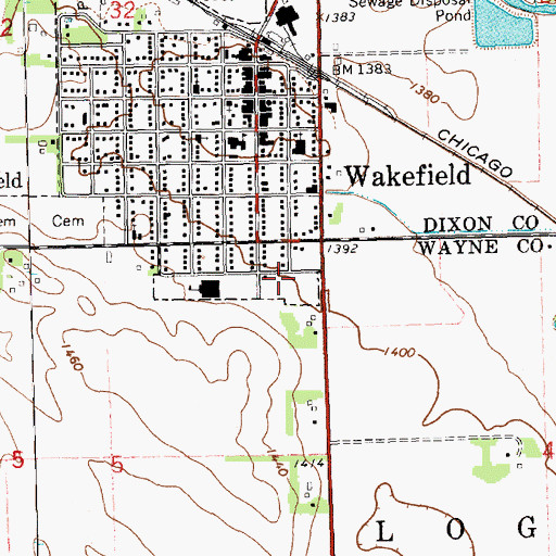 Topographic Map of Evangelical Covenant Church, NE