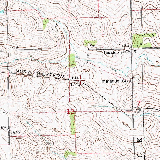 Topographic Map of Apex (historical), NE