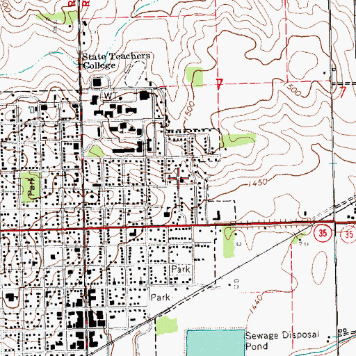Topographic Map of Praise Assembly of God Church, NE