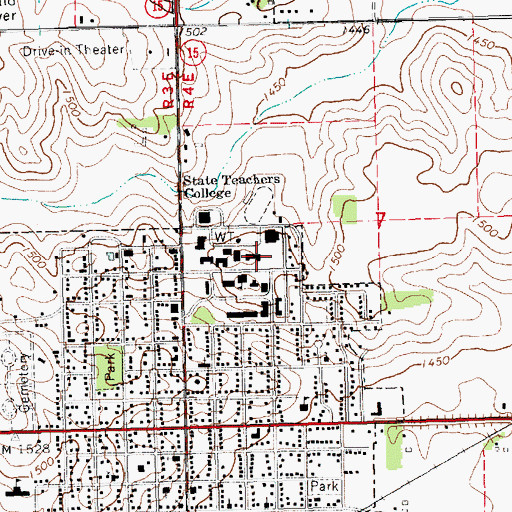 Topographic Map of Pile Hall, NE