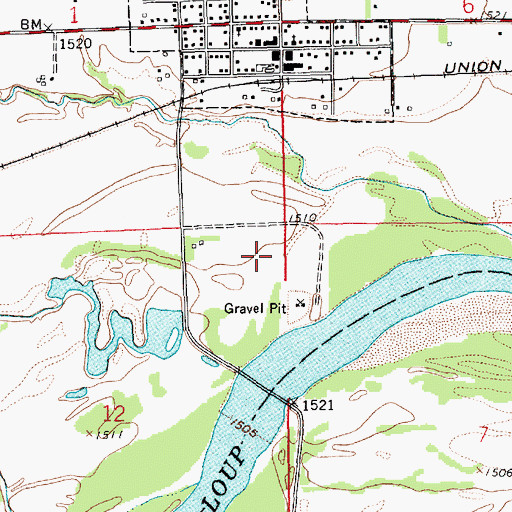 Topographic Map of Lookingglass Creek State Wildlife Management Area, NE