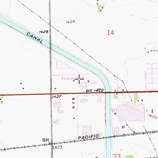 Topographic Map of Country Mobile Villa, NE