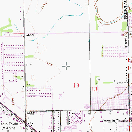 Topographic Map of The Church of Jesus Christ of Latter Day Saints, NE