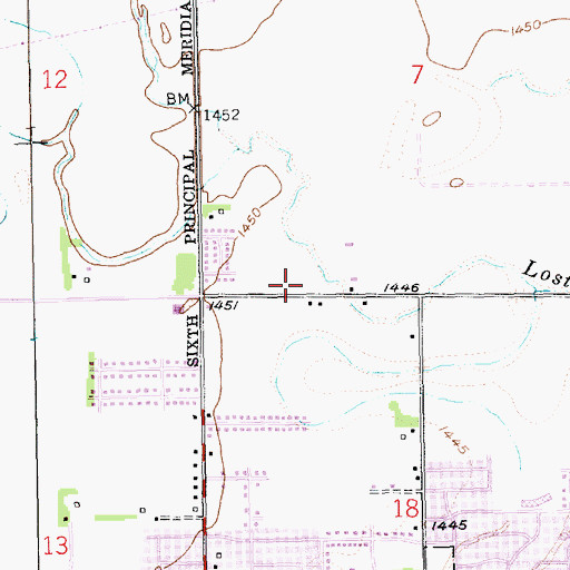 Topographic Map of Seventh Day Adventist Church, NE